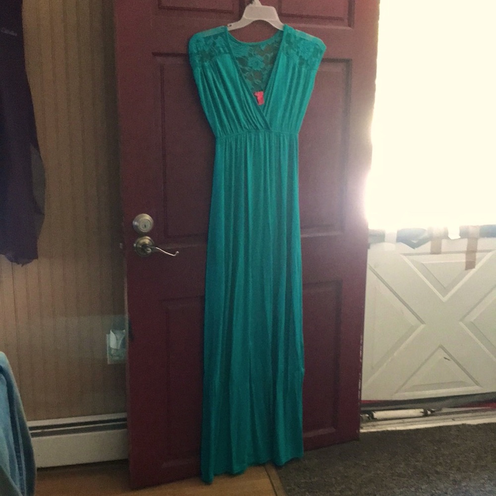 Brand new soft green dress.